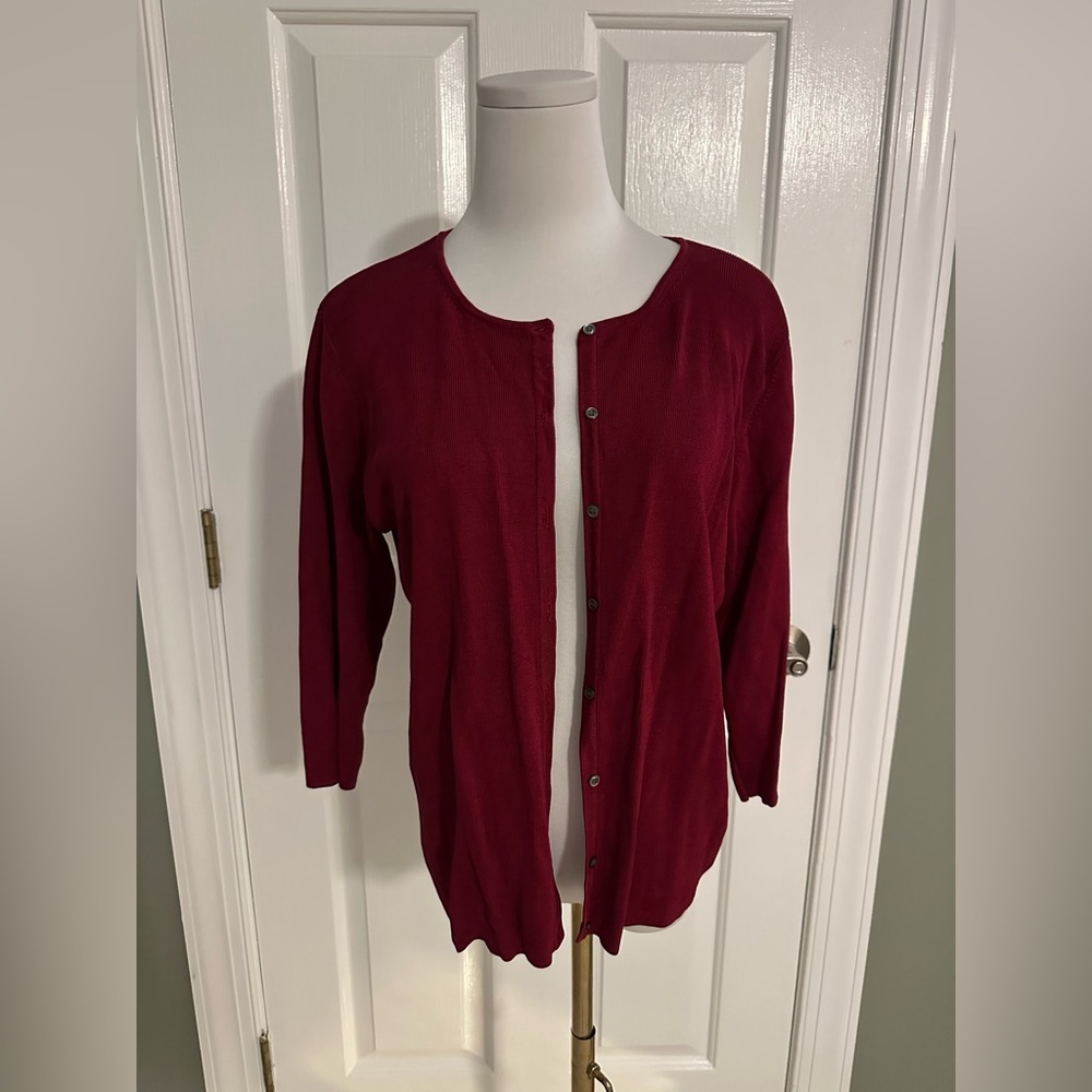 Vintage Banana Republic 100% Silk Cardigan
